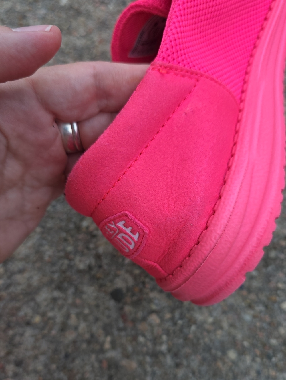 Hey Dude Wendy Funk Mono Electric Pink Casual Slip-On Shoes Size 8 - Picture 11 of 13